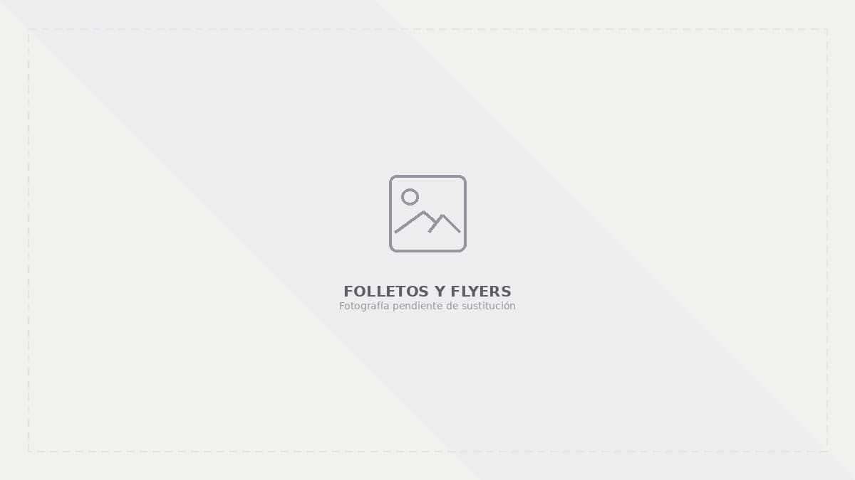 Ejemplo de trabajo de folletos y flyers realizado en Murcia