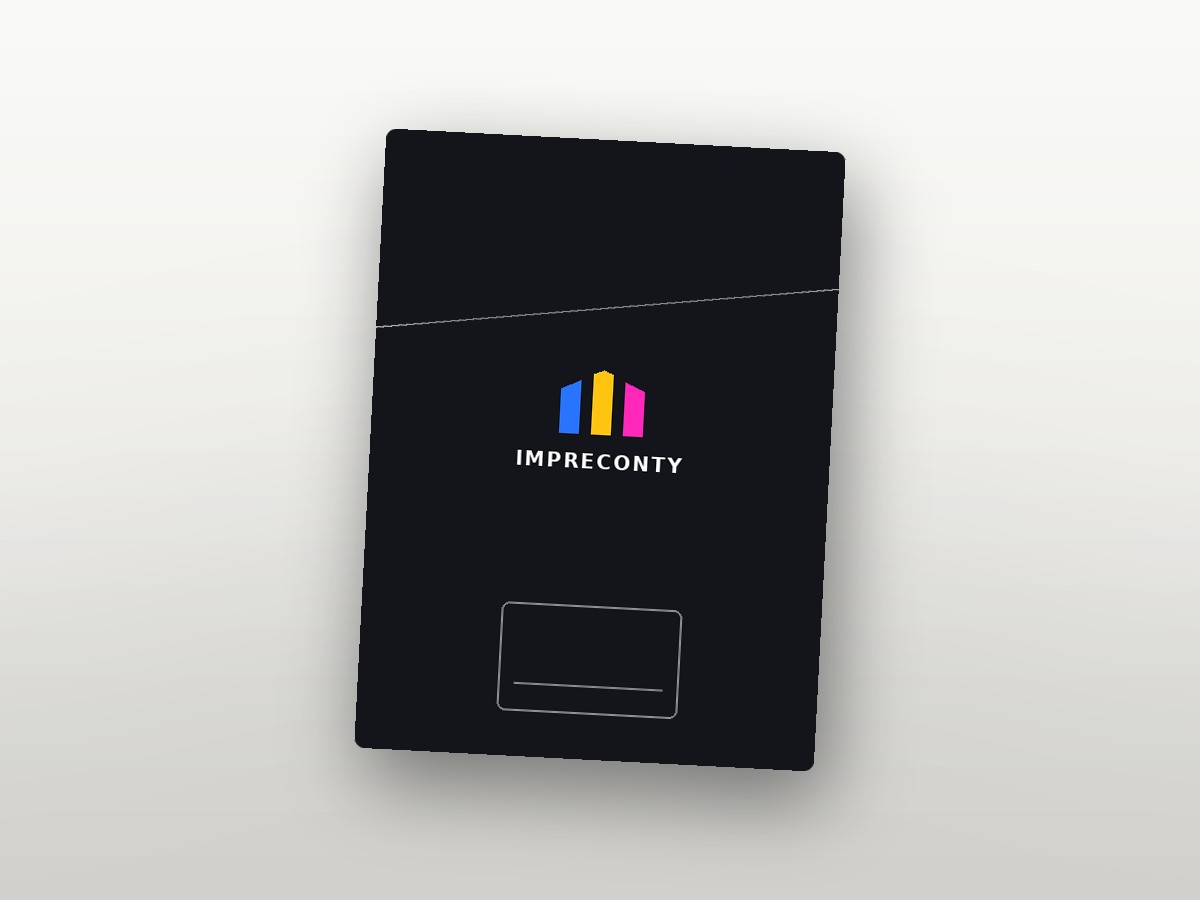 Carpeta de presentación — proyecto de portfolio realizado por Impreconty